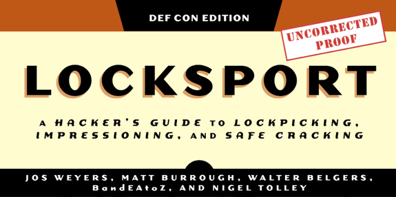 Pre-Order Locksport book for pickup at DEF CON 31!